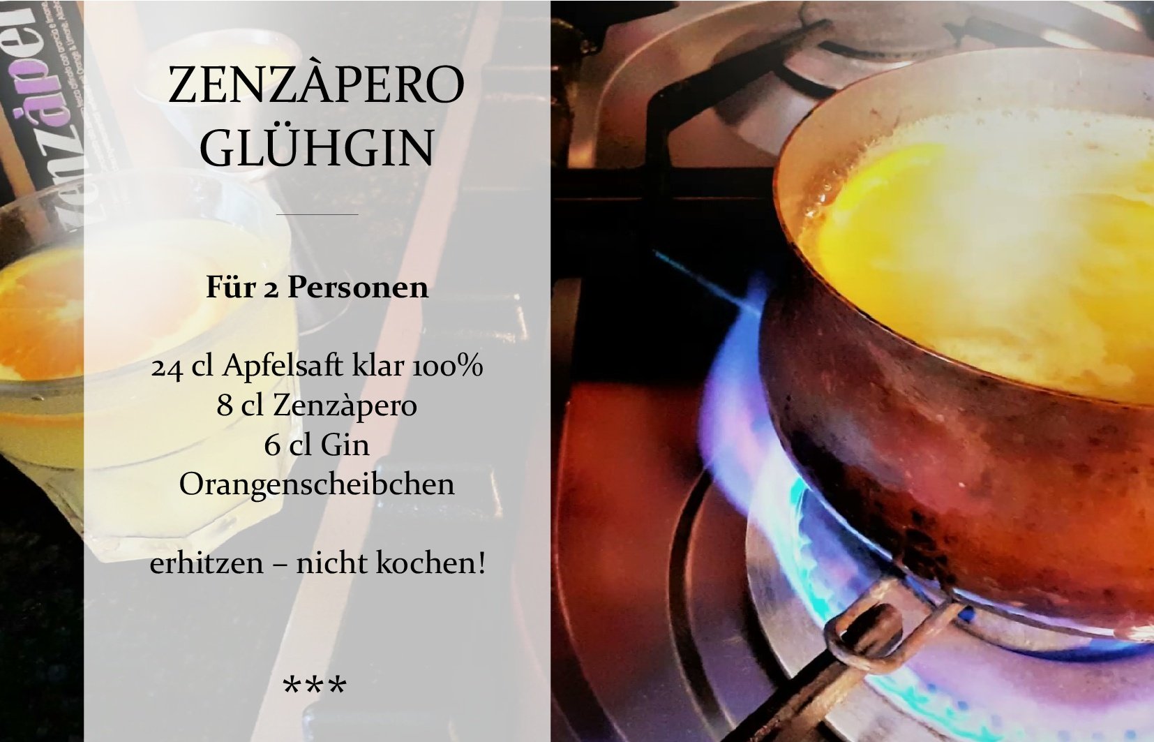 0,5l Zenzàpero - alkoholfreier Ingwer-Orangen Aperitif