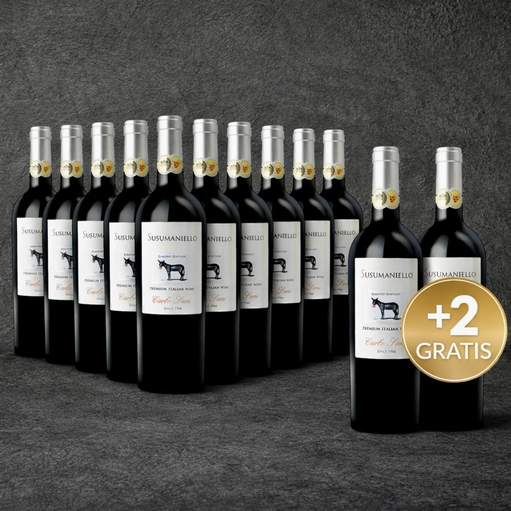 10 + 2 Gratis Susumaniello Limited Edition Salento IGT 2023 Carlo Sani