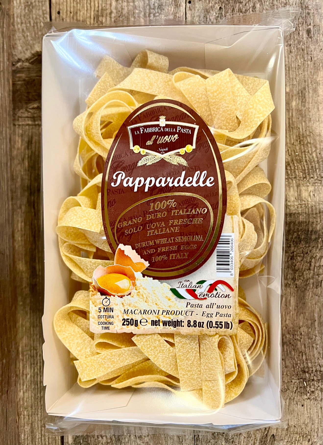 Pappardelle mit Ei - Bandnudel