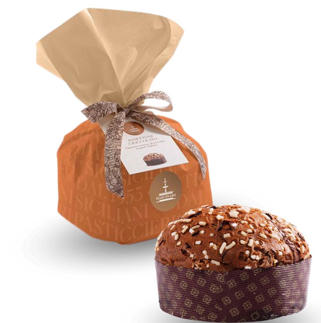 Panettone mit Schokolade von Fiasconaro aus Sizilien
