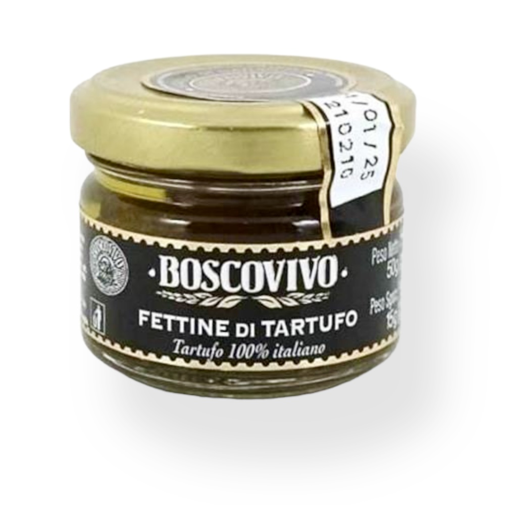 Fettine di Tartufo, Trüffel-Scheiben in Olivenöl
