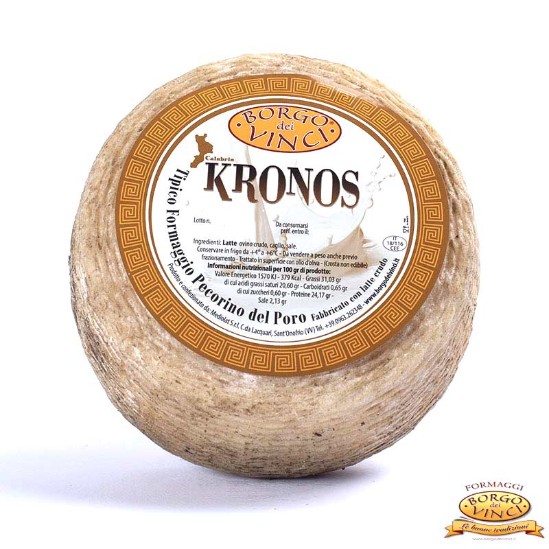 Rohmilch Pecorino Stagionato calabrese "Kronos" der Monte Poro 