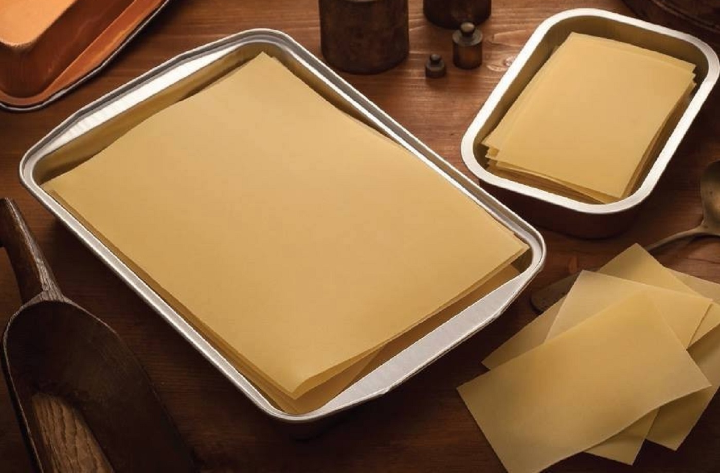 500g Familien Lasagna Nudelplatten mit Aluform Gragnano IGP 