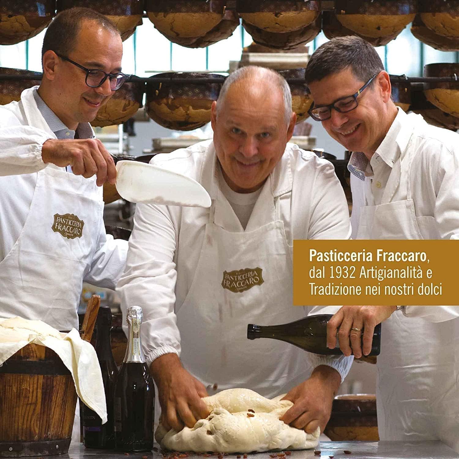 Colomba gefüllt mit Zitronenlikör Creme