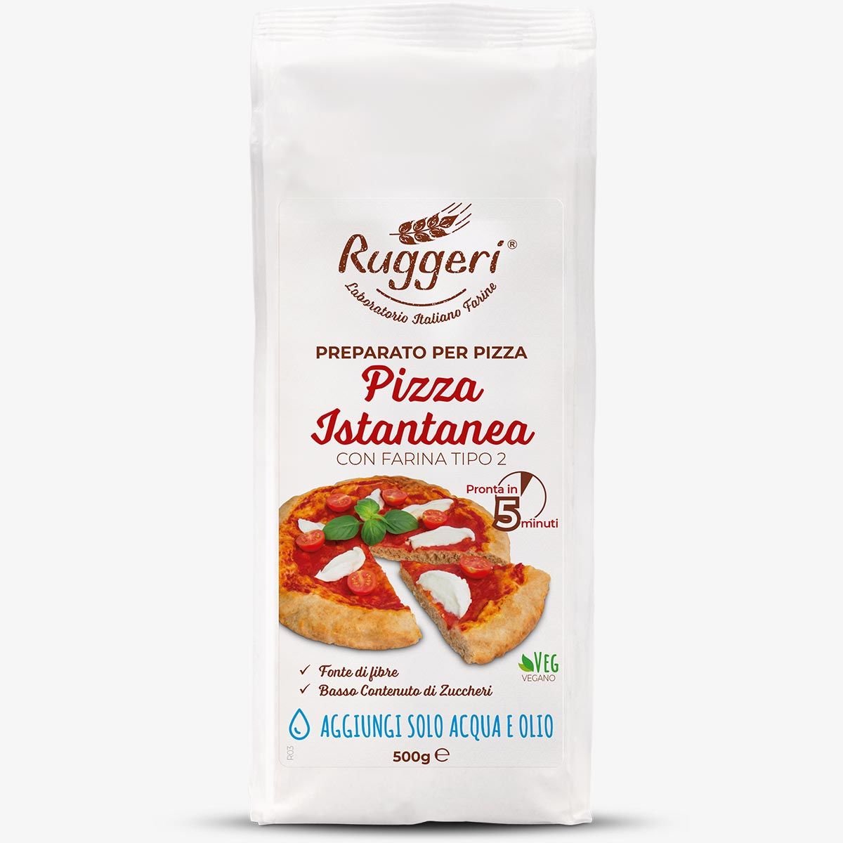 Instant Pizza Napoli Pizzamehl Fertige Mix mit Mutterteighefe