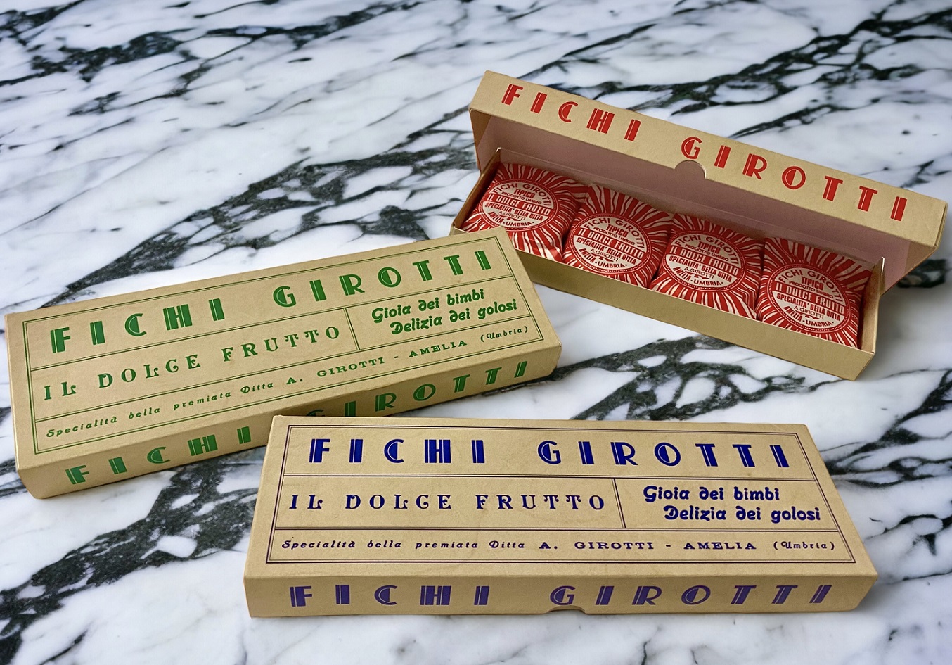 500gr 3X Fichi Girotti 12 Stück in nostalgischer Verpackung