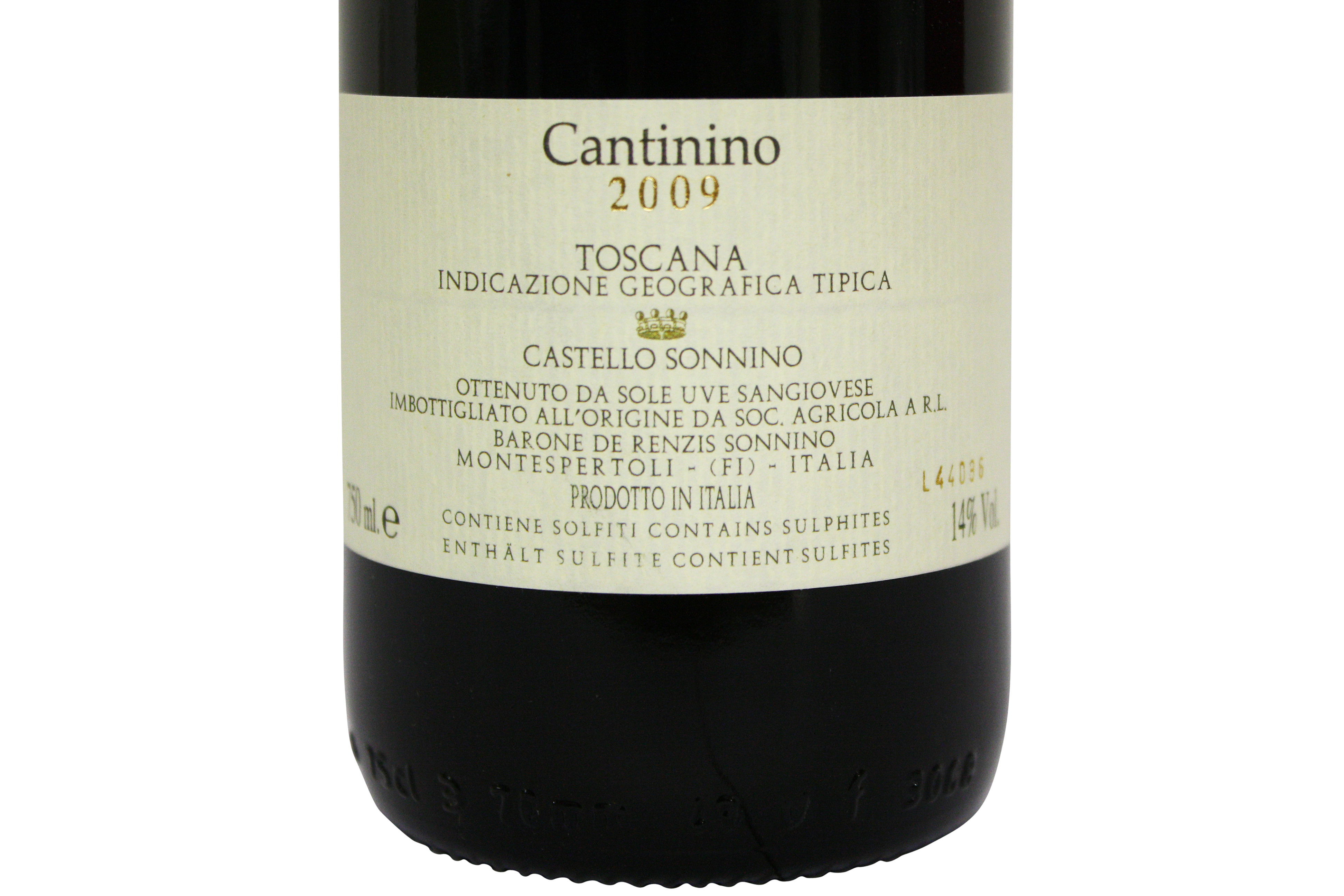 Cantinino Toscana Castello Sonnino 100% Sangiovese 2018