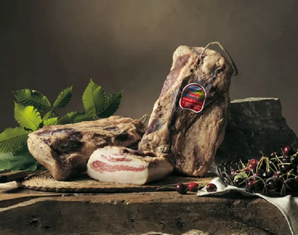Premium Guanciale di Sauris leicht geräuchert