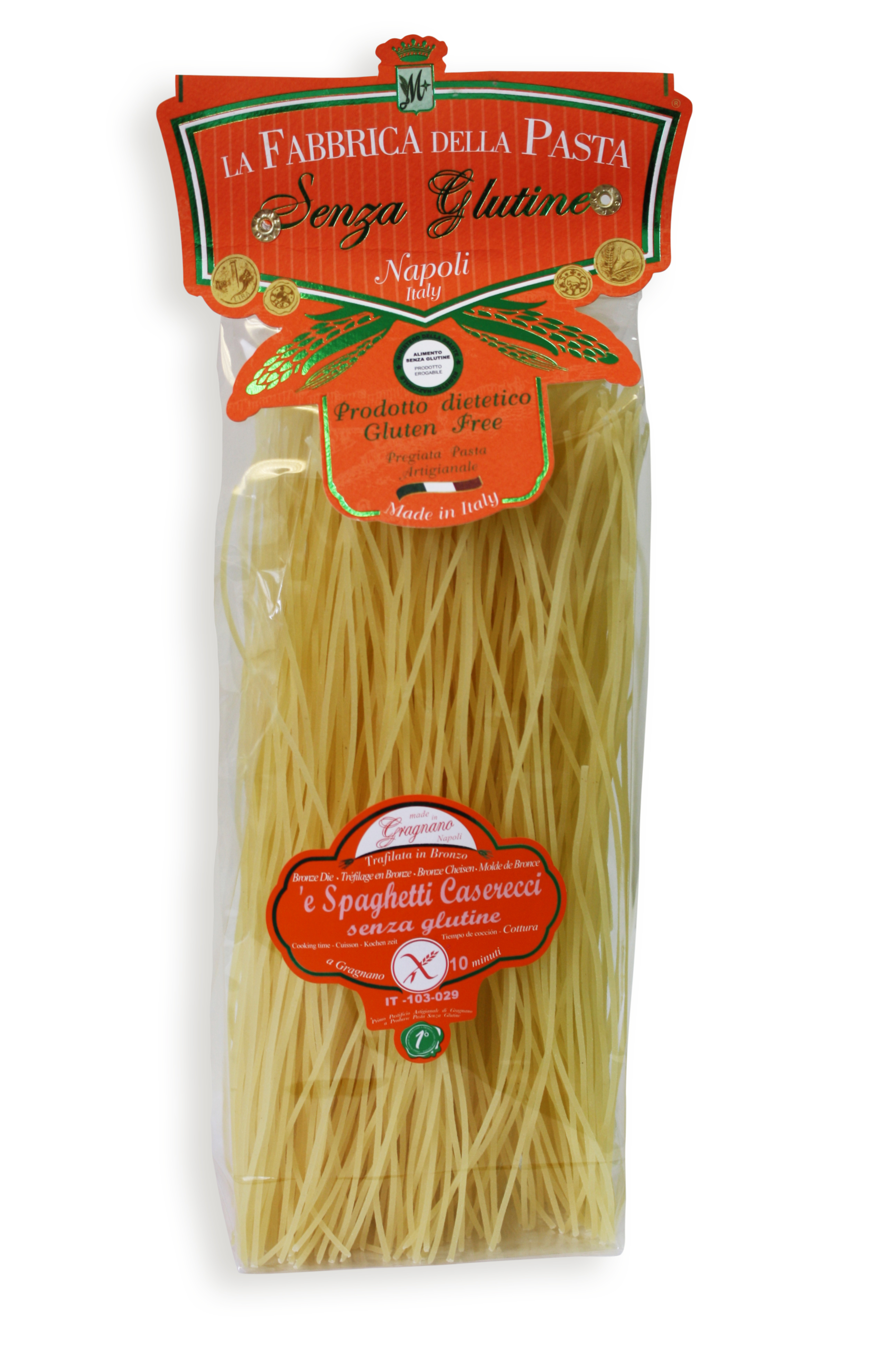 Spaghetti GLUTENFREI di Gragnano IGP