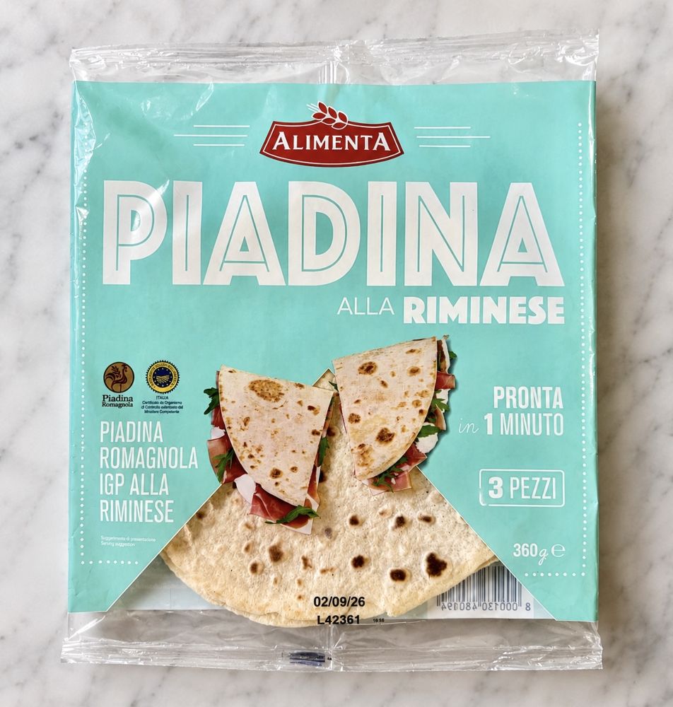 3X110g Piadina Romagniola IGP handgerollt