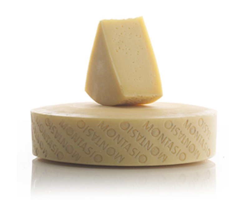 350gr Montasio DOP Mezzano 8 Monate Reifung Bergkäse aus dem Carnia Tal