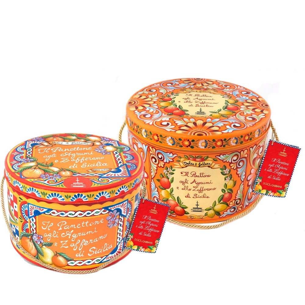 Dolce&Gabbana 1kg Panettone Agrumi mit Zitrusfrüchten & Safran Limited Edition