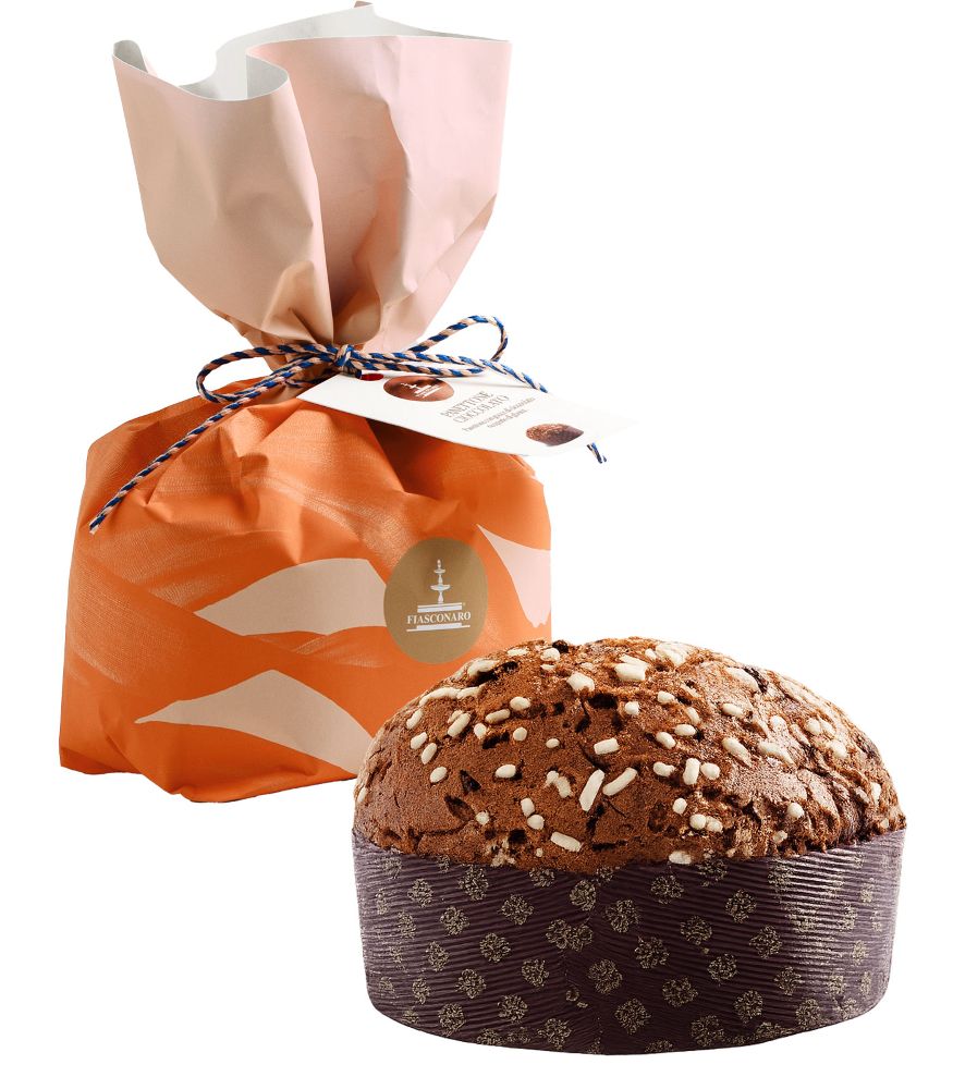 Panettone mit Schokolade von Fiasconaro aus Sizilien