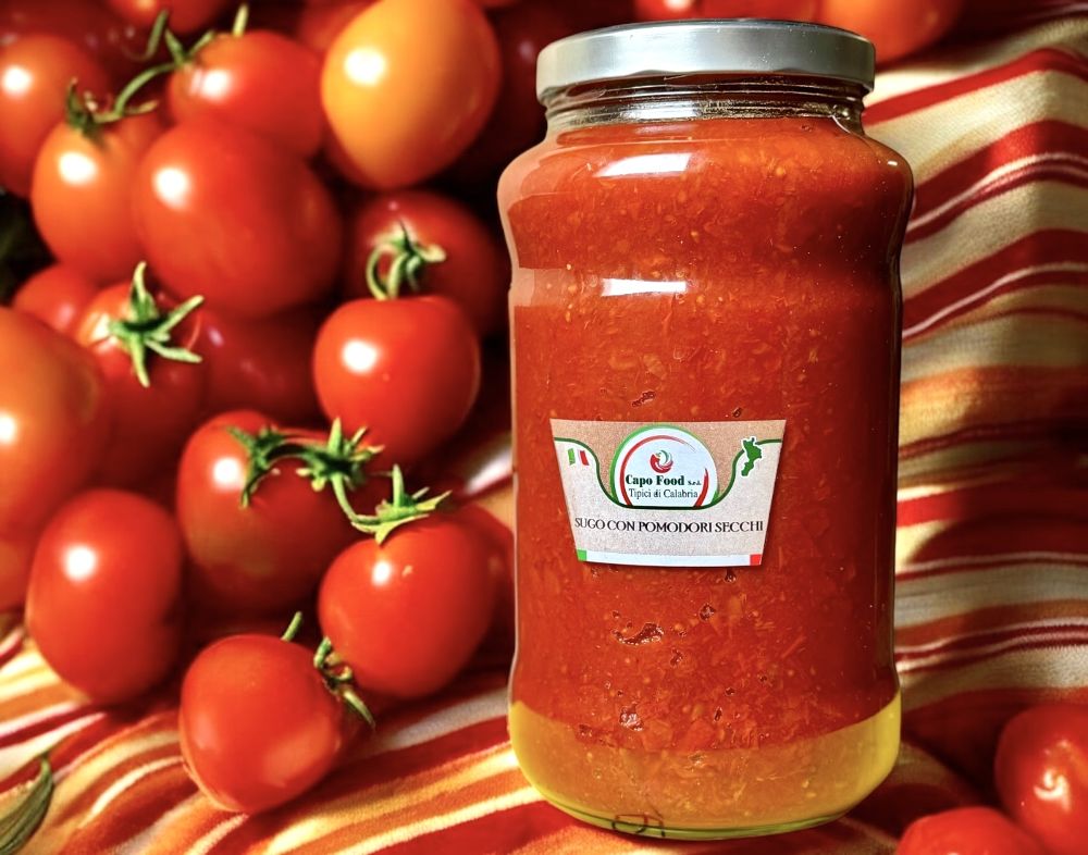 3,1L fertige Tomatensoße mit getrockneten Tomaten, Spezialität aus Kalabrien