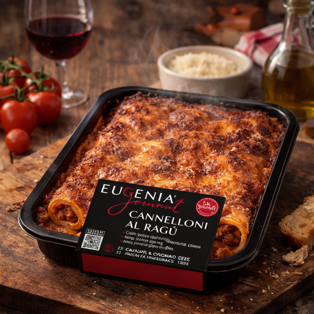 Probierpreis! Fertige Gourmet Cannelloni al Ragù –  mit Bolognese