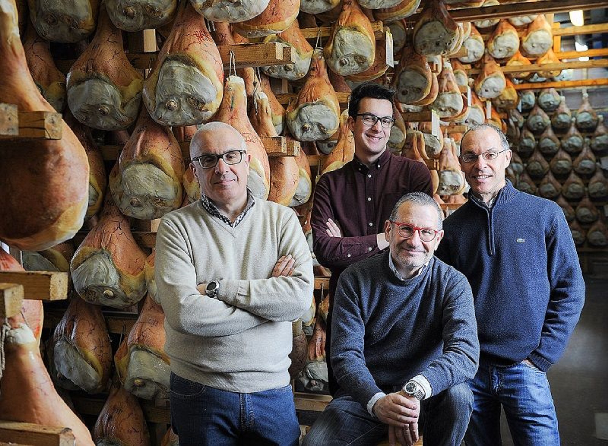 Feinkost Prosciutto Crudo Veneto Berico Euganeo DOP Attilio Fontana aus Montagnana am Stück 18 Monate