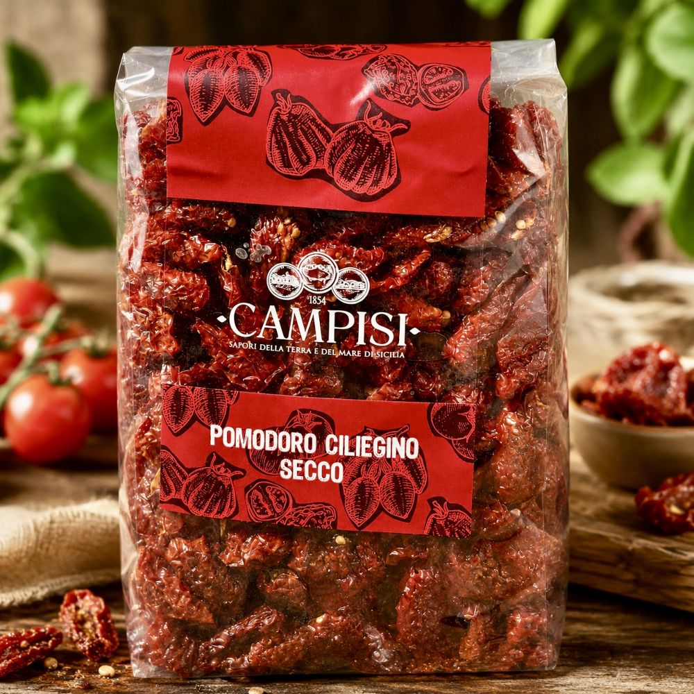 Getrocknete Kirschtomaten aus Sizilien 250g - Pomodoro Ciliegino Secco
