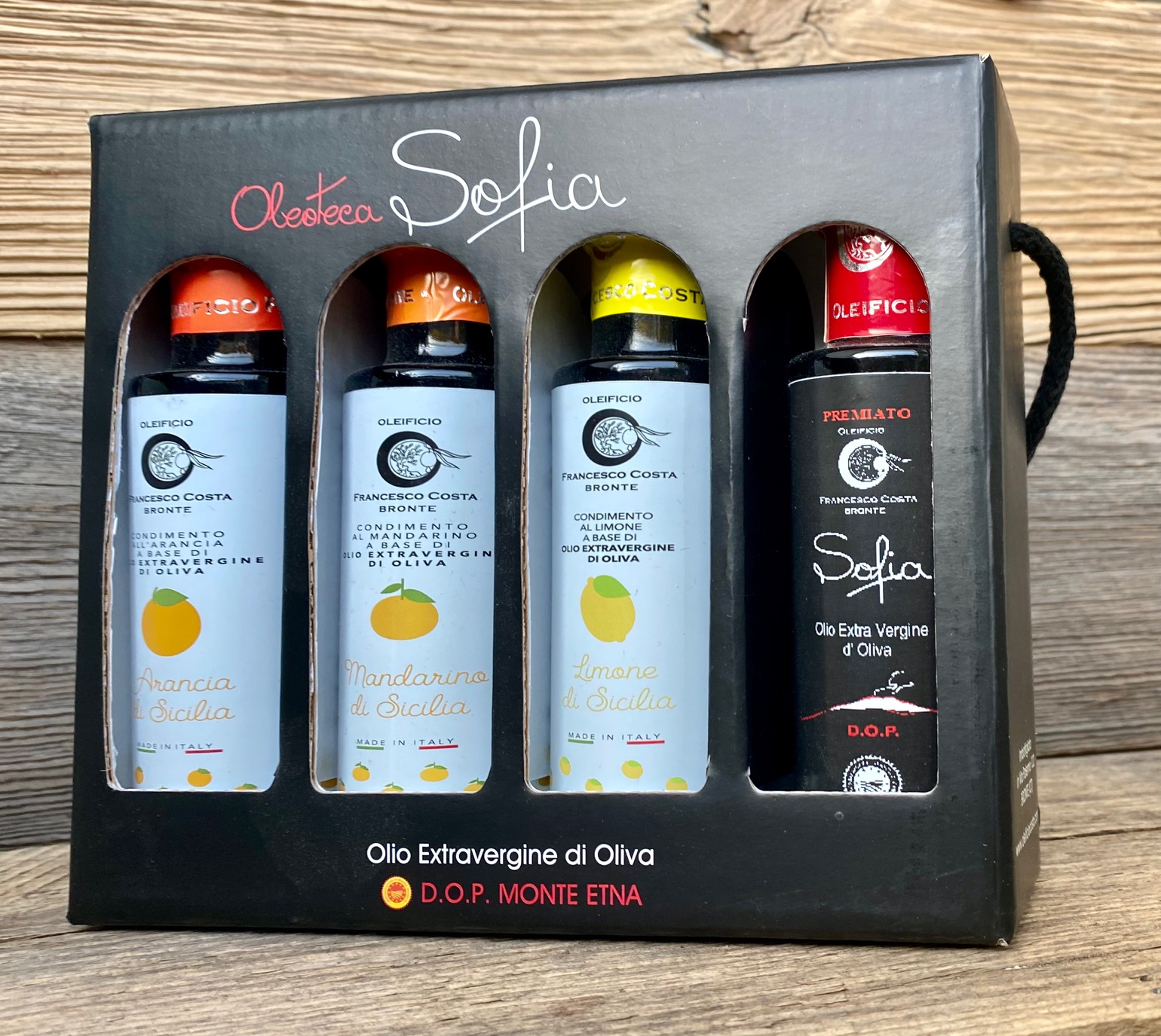 4X100ml Sizilien Olivenöl Extra Set 