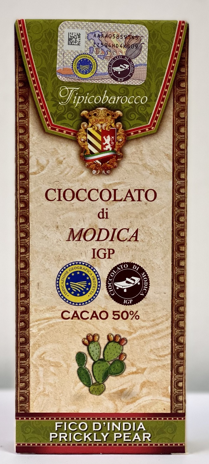 Modica Schokolade mit Kaktusfeige