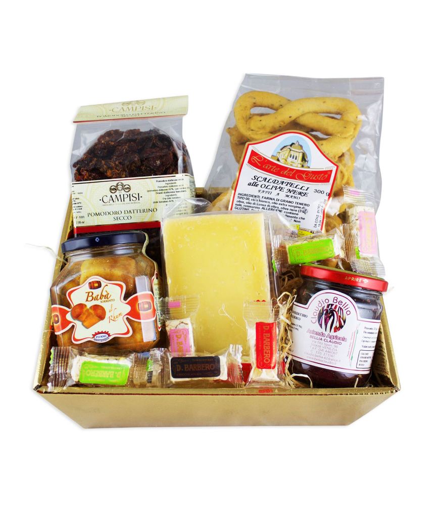 Geschenkkorb Salzige und Süße italienische Spezialitäten Käse "Dolce&Salato" Geschenkkorb Salzige und Süße italienische Spezialitäten Käse "Dolce&Salato"