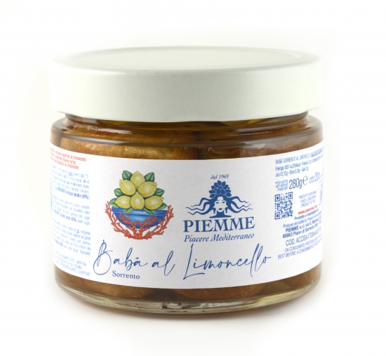 BABÀ al Limoncello di Sorrento 280g 14% Vol. BABÀ al Limoncello di Sorrento 280g 14% Vol.