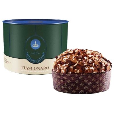 Panettone mit Aprikosen & kandierter Ananas in Geschenkdose Panettone mit Aprikosen & kandierter Ananas in Geschenkdose