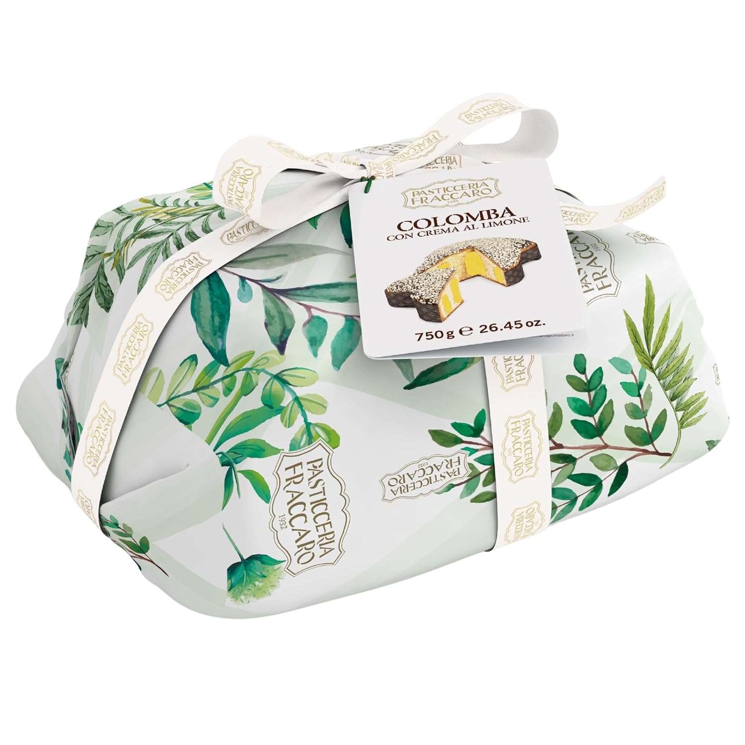Colomba gefüllt mit Zitronenlikör Creme