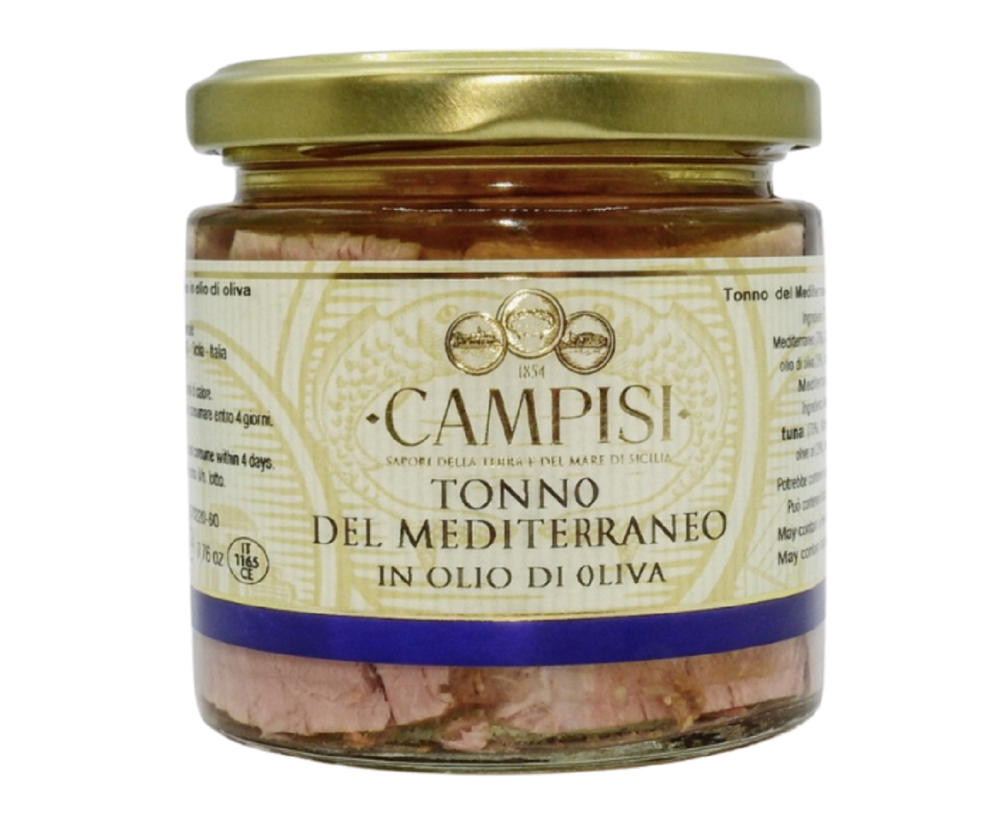 Mediterraner Thunfisch Filets in Olivenöl aus Sizilien