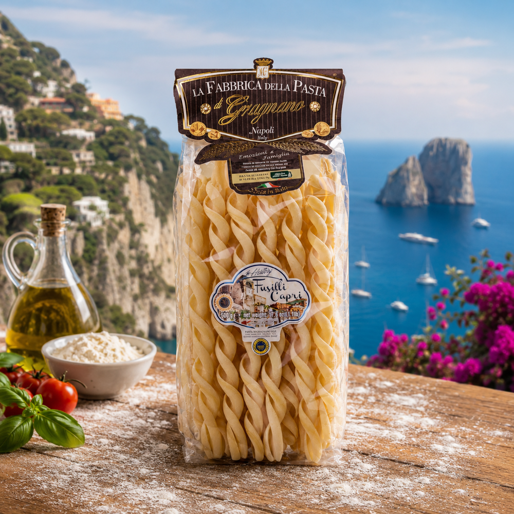 Fusilli Capri extra lang per Hand verarbeitet Gragnano IGP