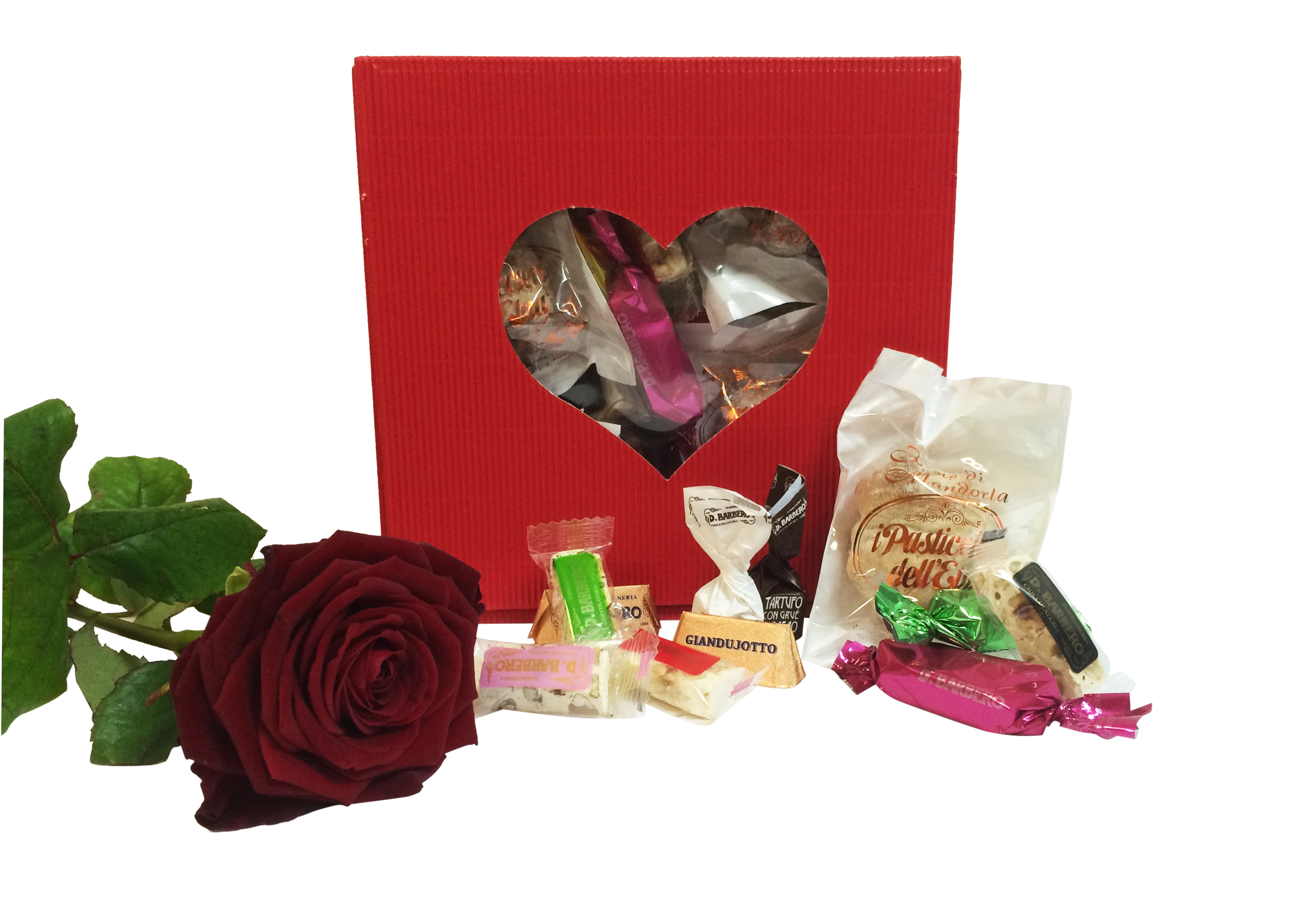 Valentinstag Rote Herz Geschenkbox "Dolce Amore"