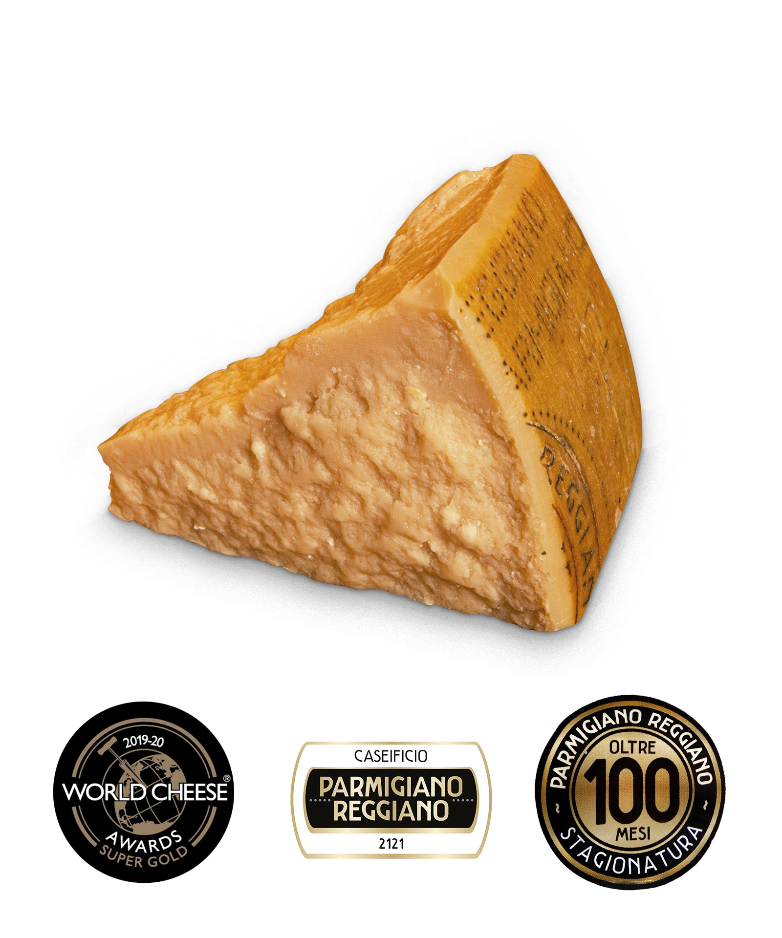 100 Monate Parmigiano Reggiano DOP Superiore "2121" - Parmesan