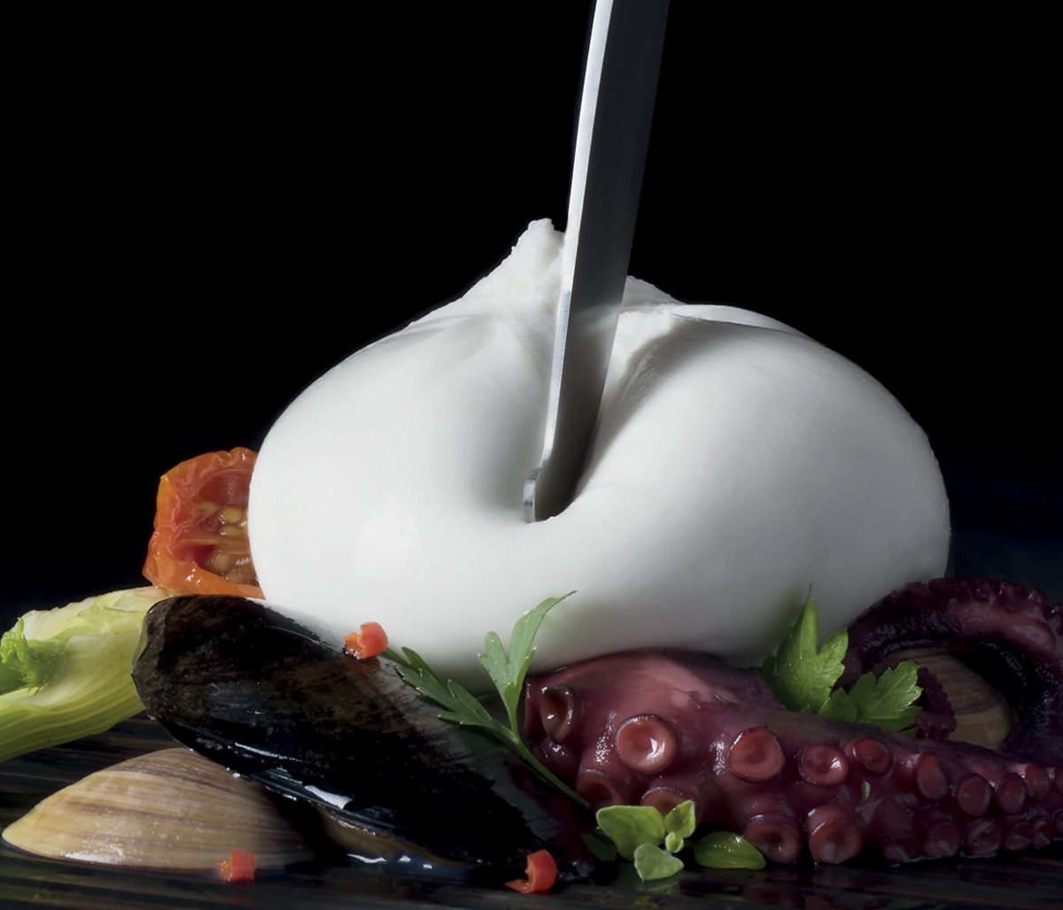 Große Burrata Mozzarella aus Apulien 250g
