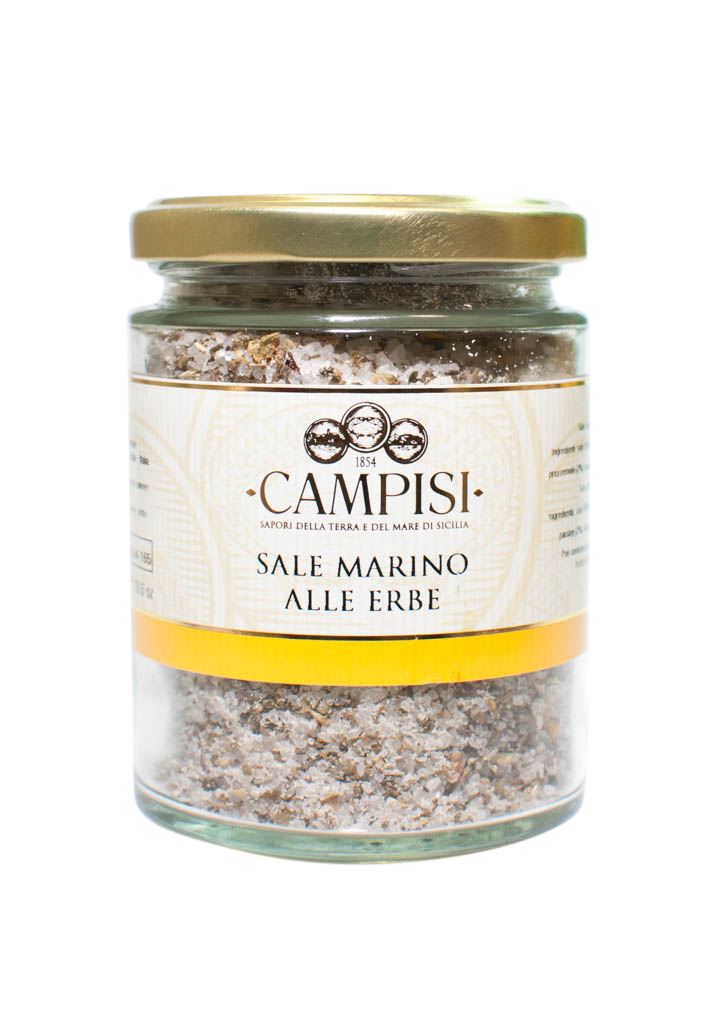Sale Marino alle Erbe -  Kräuter Meersalz aus Sizilien von Campisi