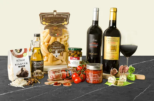 Weihnachtsgeschenkkorb von Passione Italia