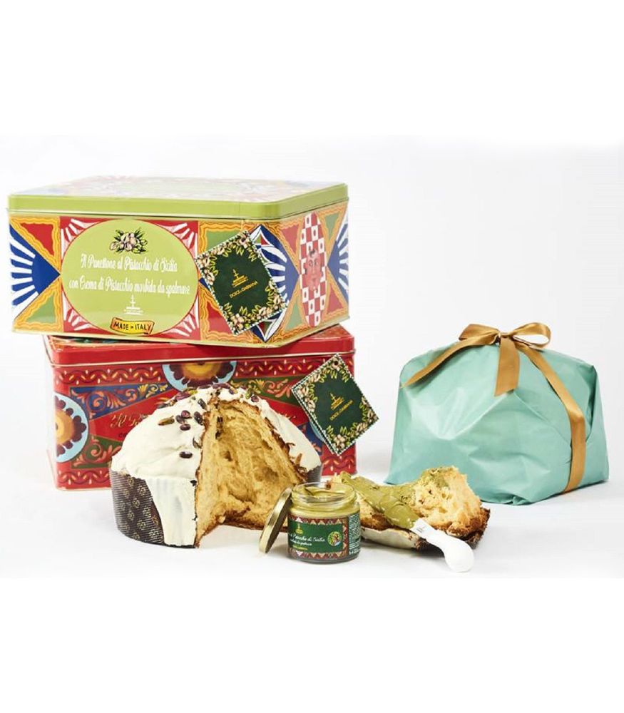 Dolce&Gabbana Panettone al Pistacchio mit Pistaziencreme Limited Edition 600Gr.