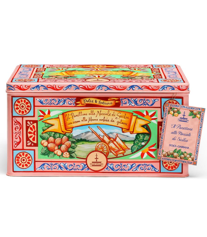 Dolce&Gabbana Panettone Manna e Nocciole Haselnuss mit Mannacreme + Messerchen Limited Edition
