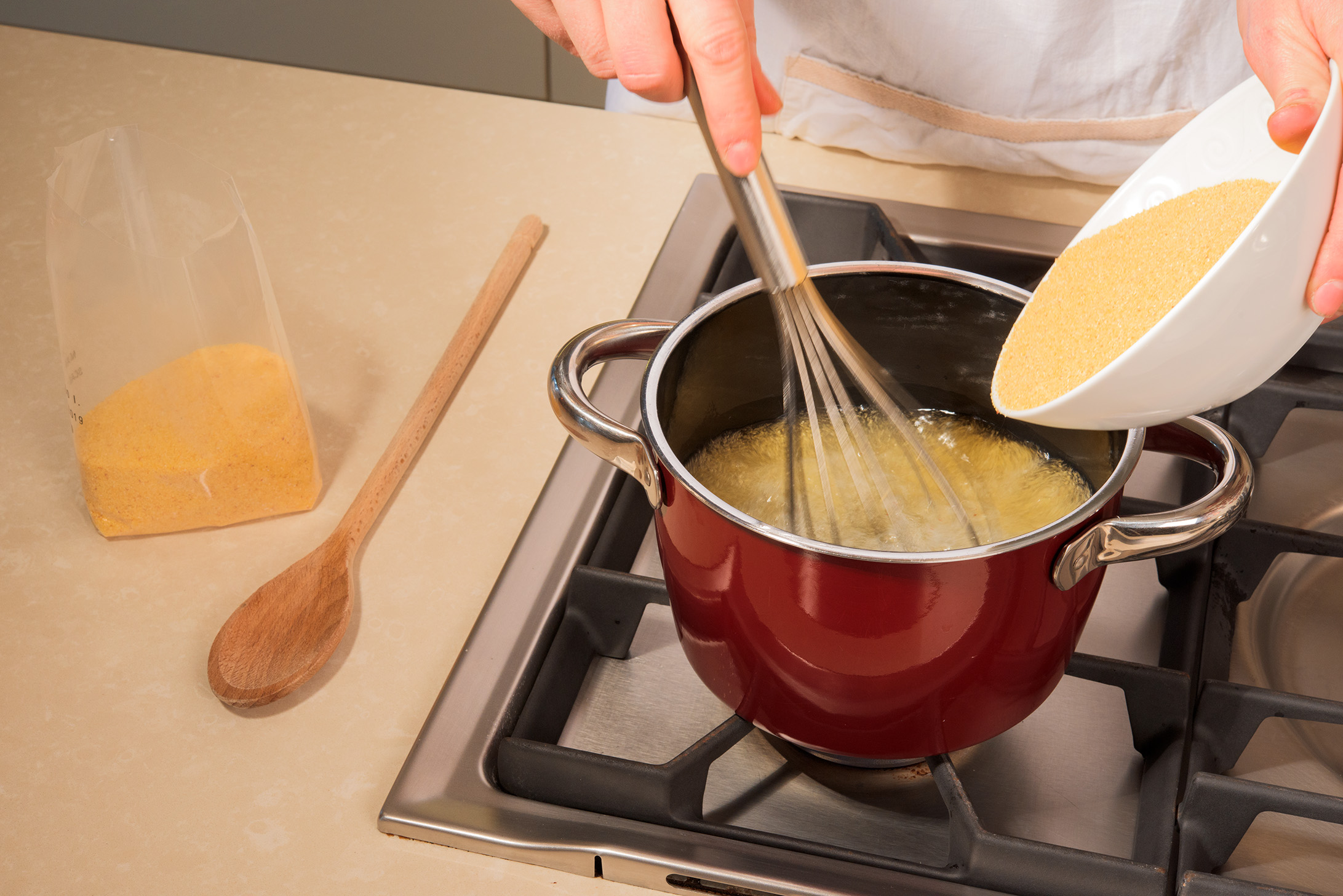 Maismehl für Gelbe Polenta
