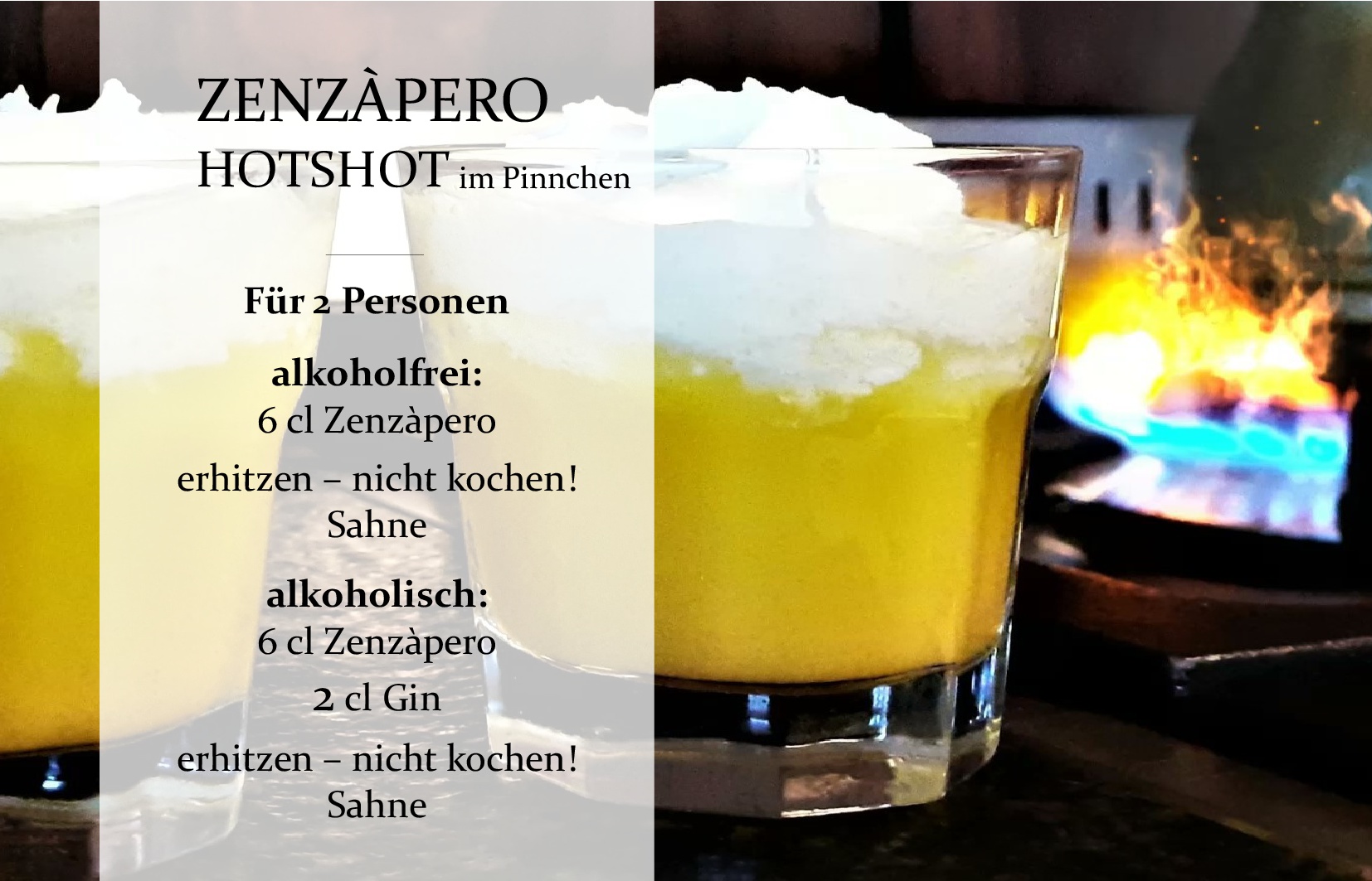 Zenzàpero - alkoholfreier Ingwer-Orangen Aperitif