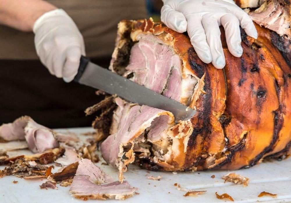 Porchetta Ariccia IGP aus dem Holzofen