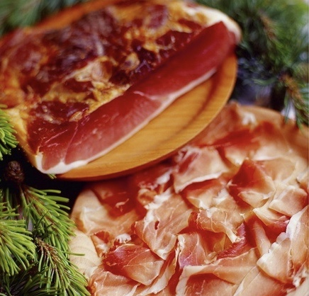 1Kg Speck di Sauris Schinkenspeck luftgetrochnet und leicht geräuchert