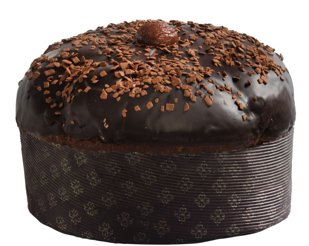 Deluxe Panettone "Marron Noir" mit kandierten Maronen und Gianduja