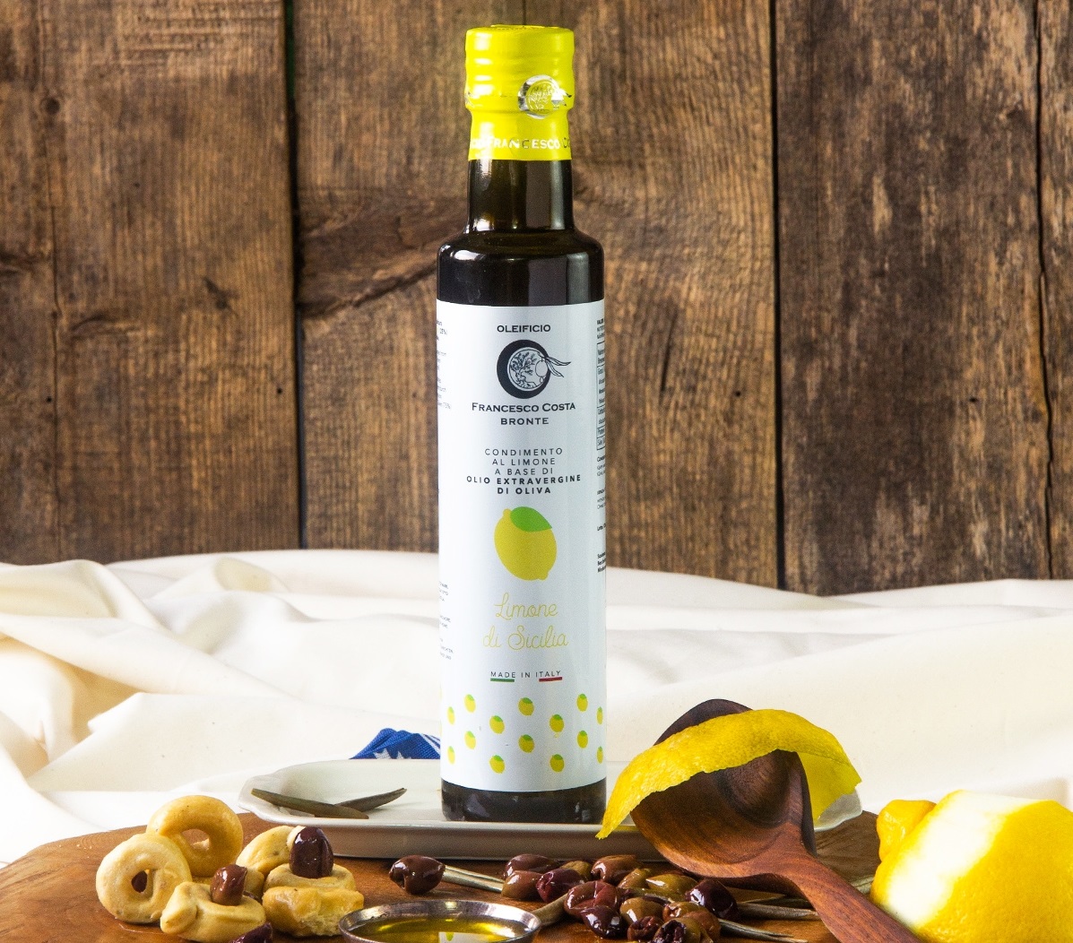 Zitronen Olivenöl Extra Vergine "Agrumato" aus Sizilien 