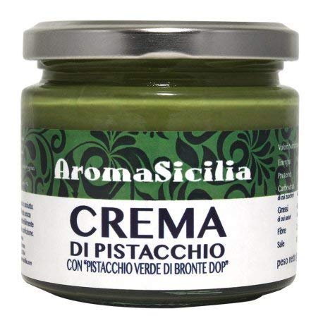Süße Pistaziencreme mit  30% Bronte Pistazien aus Sizilien