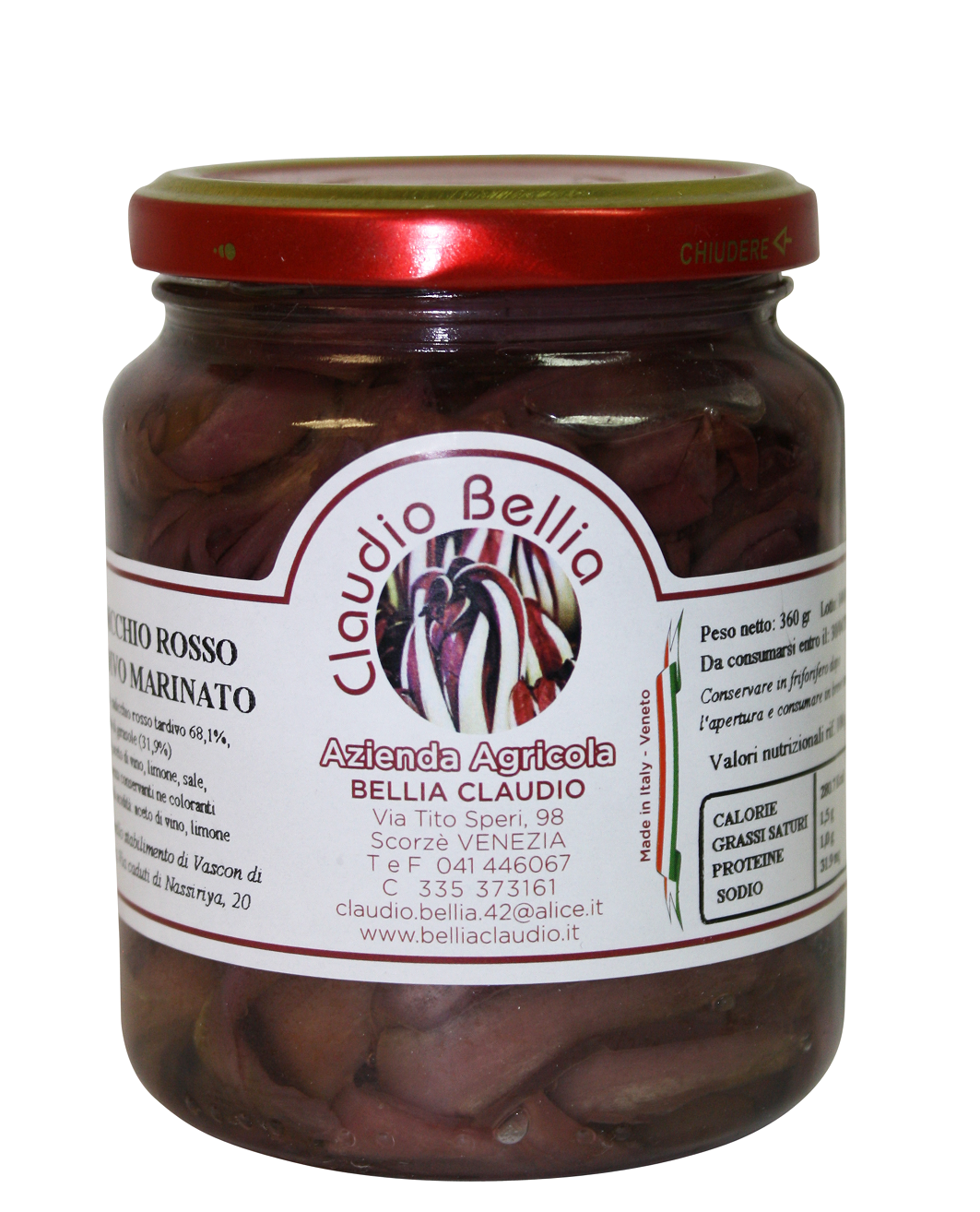 Radicchio Tardivo Treviso IGP  in Öl eingelegt