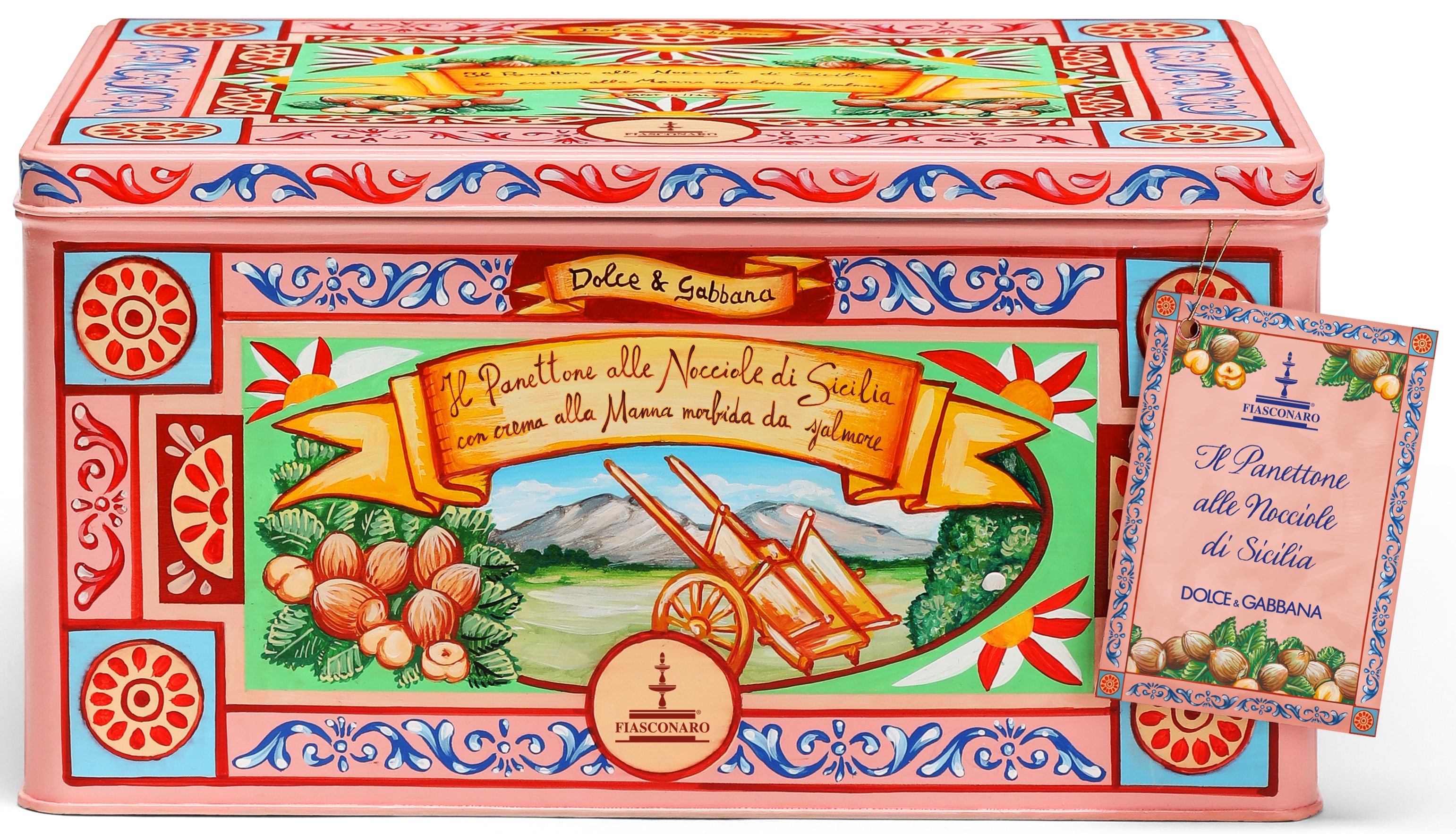 Dolce&Gabbana Panettone Manna e Nocciole Haselnuss mit Mannacreme + Messerchen Limited Edition