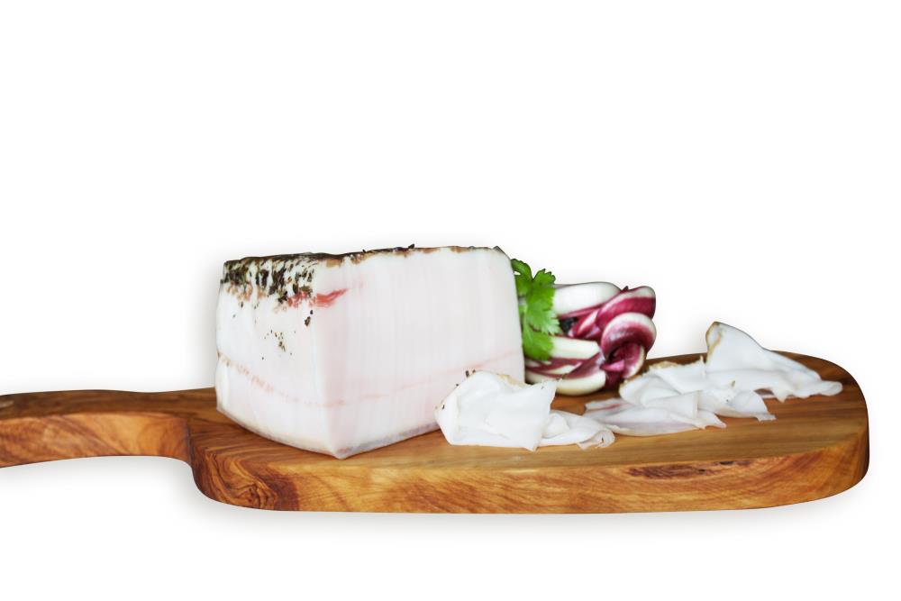 200gr Marmorspeck Lardo di Sauris mit Kräutern
