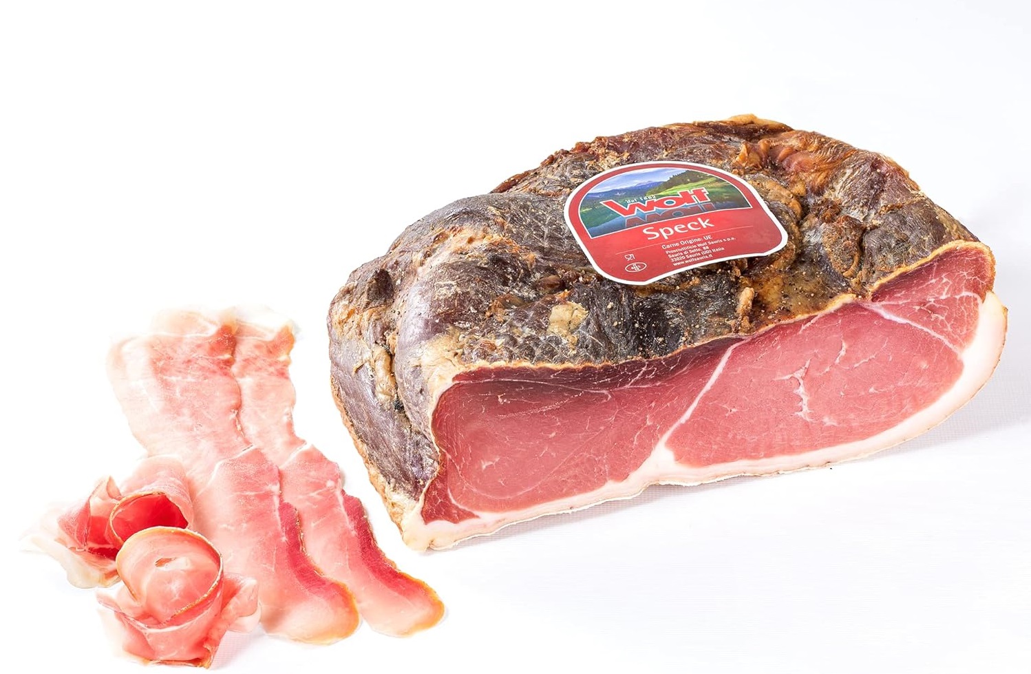 1/2 Hamme Speck di Sauris Schinkenspeck ca 2,3Kg
