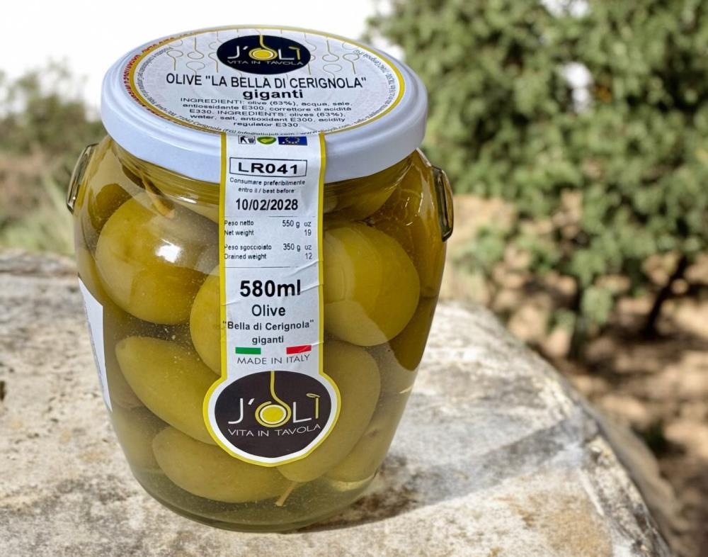 Bella di Cerignola Aperitiv Oliven extra groß