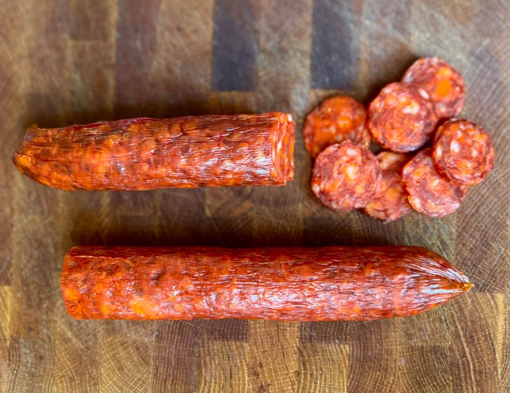 Kalabrische Salami vom schwarzen Schwein
