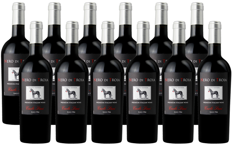 Sonderangebot 12x0,75l  Nero di Troia IGT 2019